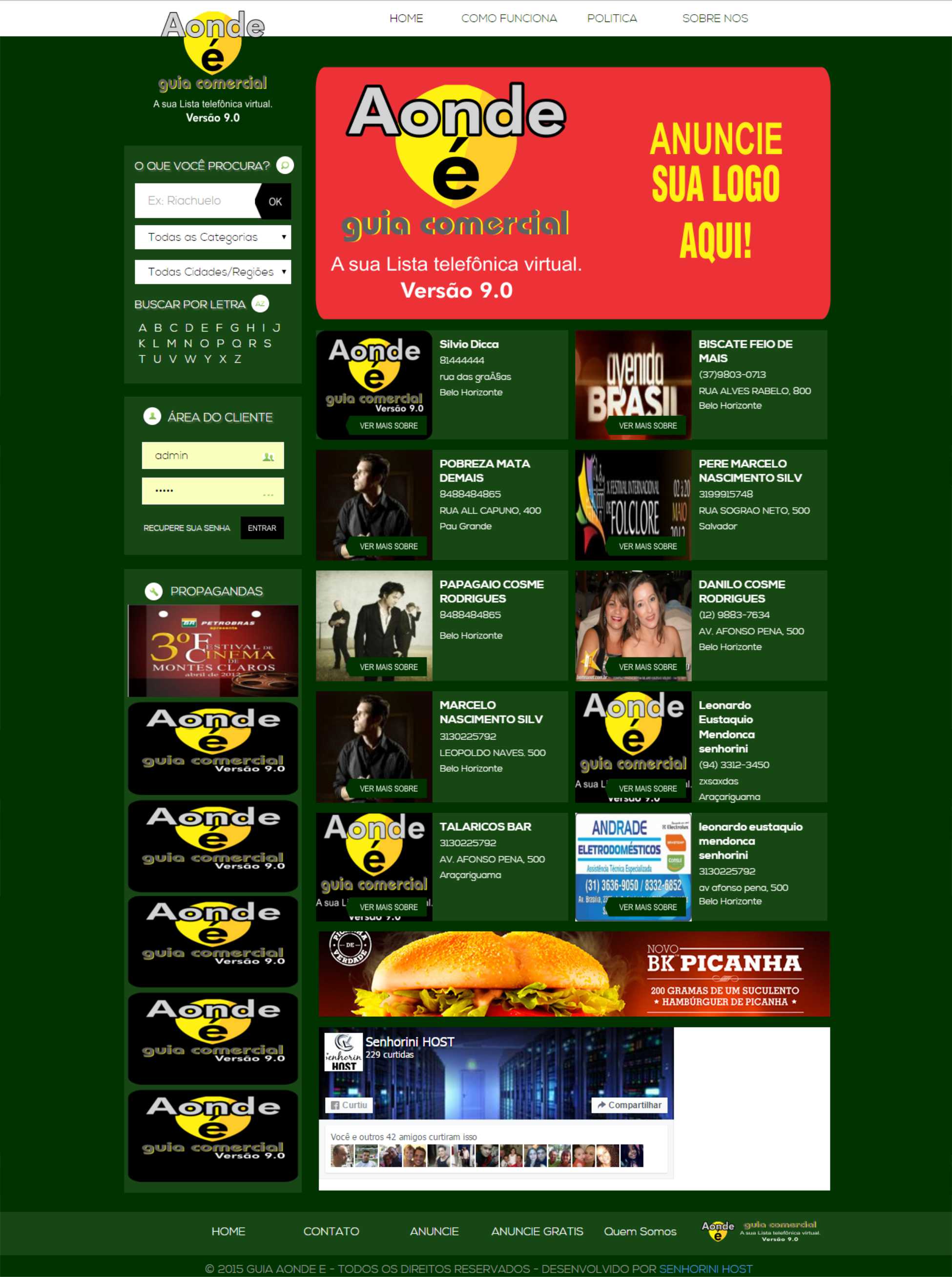 Script Php Guia Com. 9.0 Public.